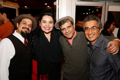 Band members Randy Rodarte, Vaneza Mari Calderon, Scott Rodarte and Music Director/Ar Photo