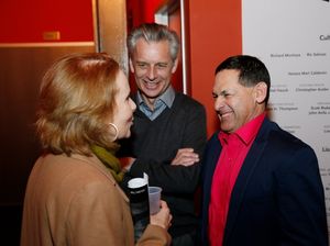 Actress Kate Burton and CTG Artistic Director celebrate with cast member Ric Salinas @ BroadwayWorld Actress Kate Burton and CTG Artistic Director celebrate with cast member Ric Salinas Photo