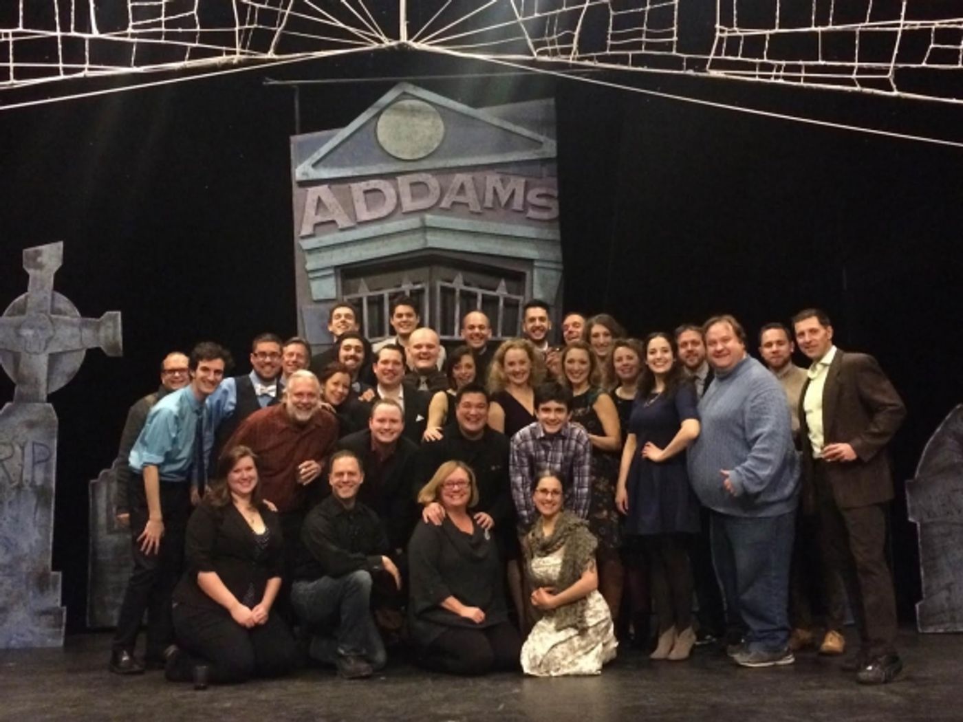 Photo Flash: Cast of Mercury Theater Chicago's THE ADDAMS FAMILY Celebrates Opening Night  Image