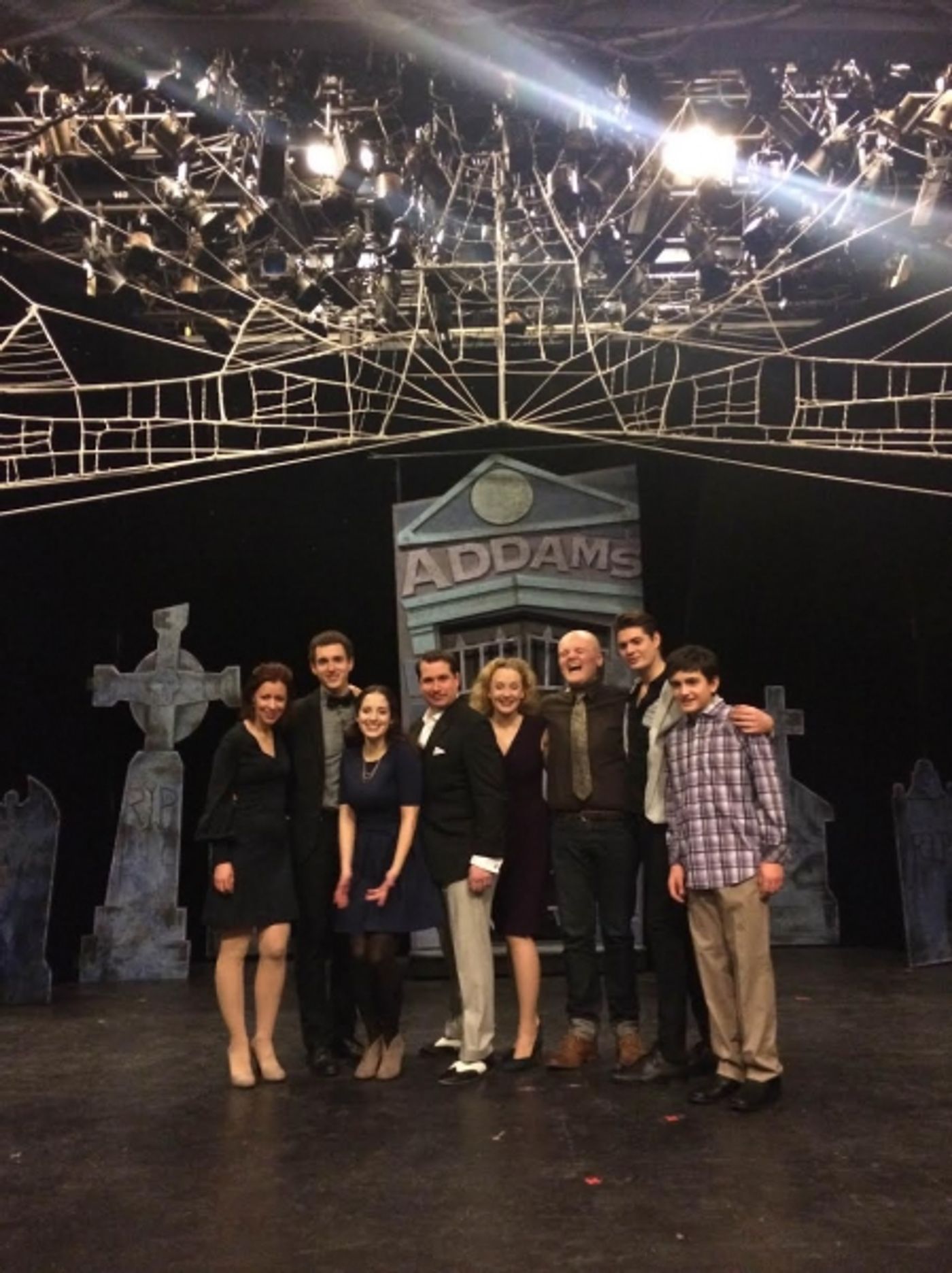 Photo Flash: Cast of Mercury Theater Chicago's THE ADDAMS FAMILY Celebrates Opening Night  Image