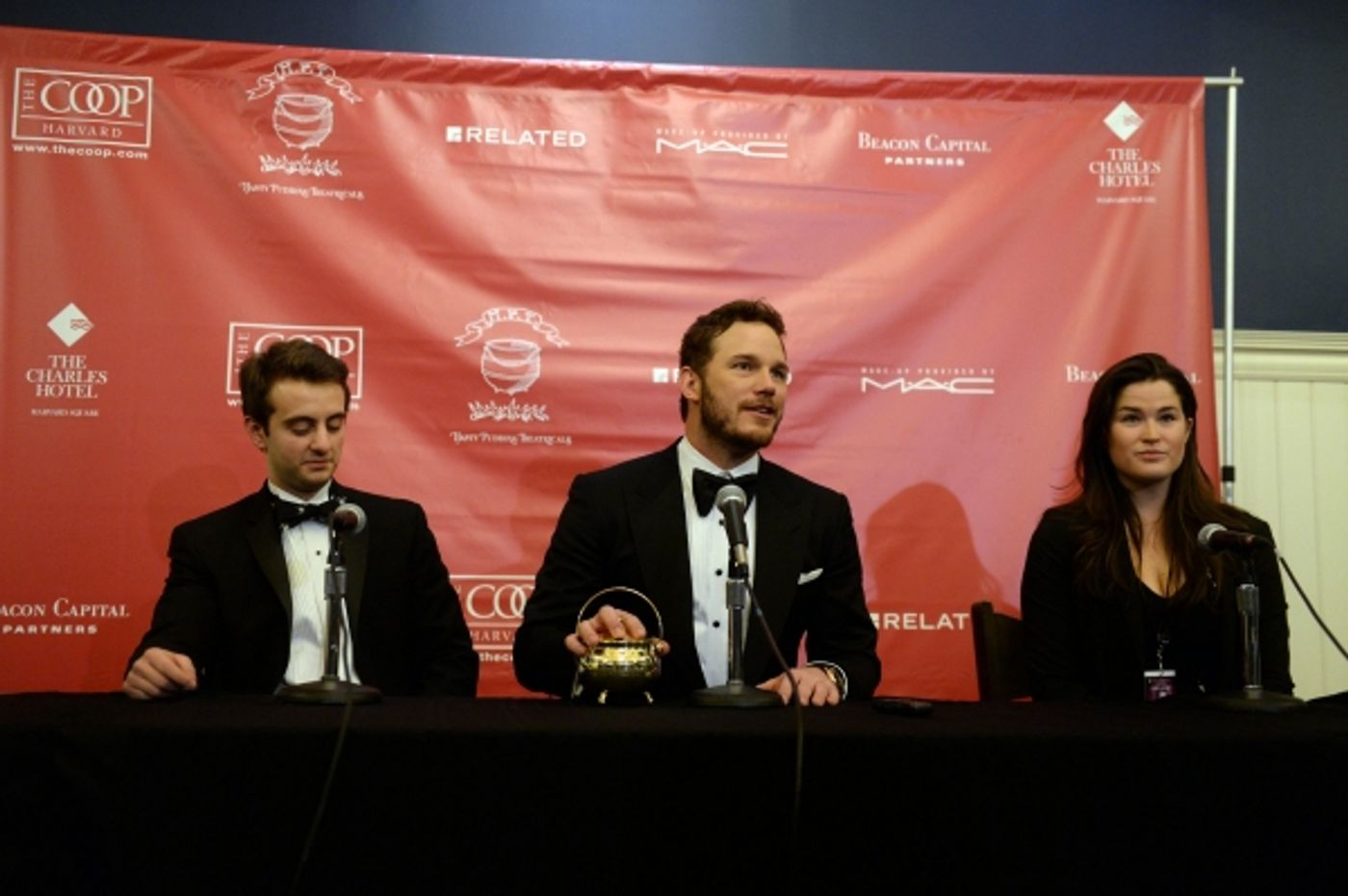 Photos and Video: Chris Pratt Named Hasty Pudding Theatricals' 2015 Man of the Year  Image