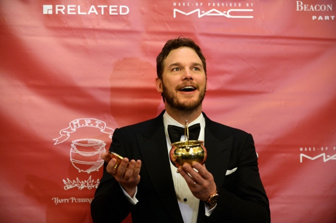 Photos and Video: Chris Pratt Named Hasty Pudding Theatricals' 2015 Man of the Year  Image