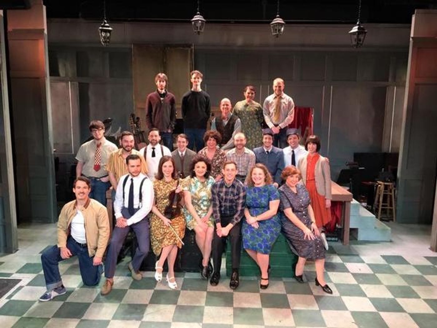 Photo Flash: Saturday Intermission Pics - Feb. 7 - NEVERMORE Lights Up New World Stages; Plus PIPPIN, MAMMA MIA! & More!  Image