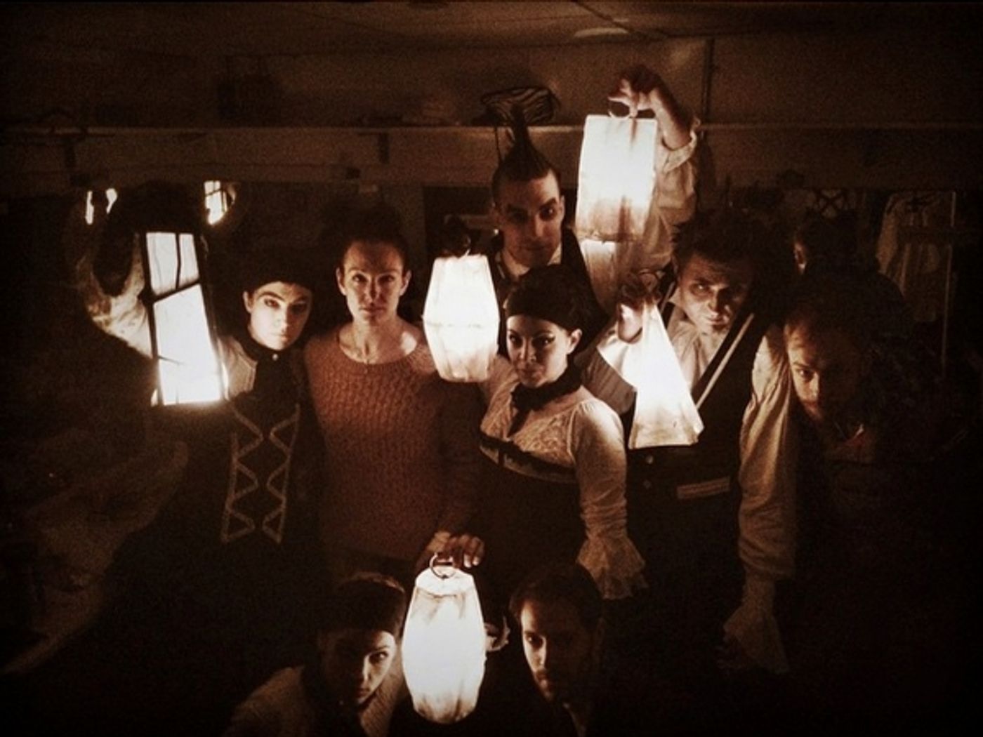 Photo Flash: Saturday Intermission Pics - Feb. 7 - NEVERMORE Lights Up New World Stages; Plus PIPPIN, MAMMA MIA! & More!  Image