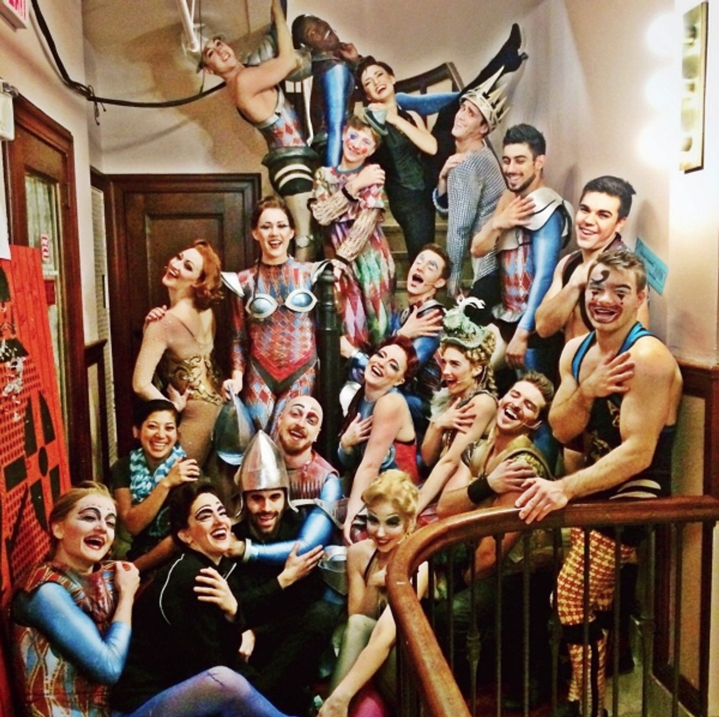 Photo Flash: Saturday Intermission Pics - Feb. 7 - NEVERMORE Lights Up New World Stages; Plus PIPPIN, MAMMA MIA! & More!  Image