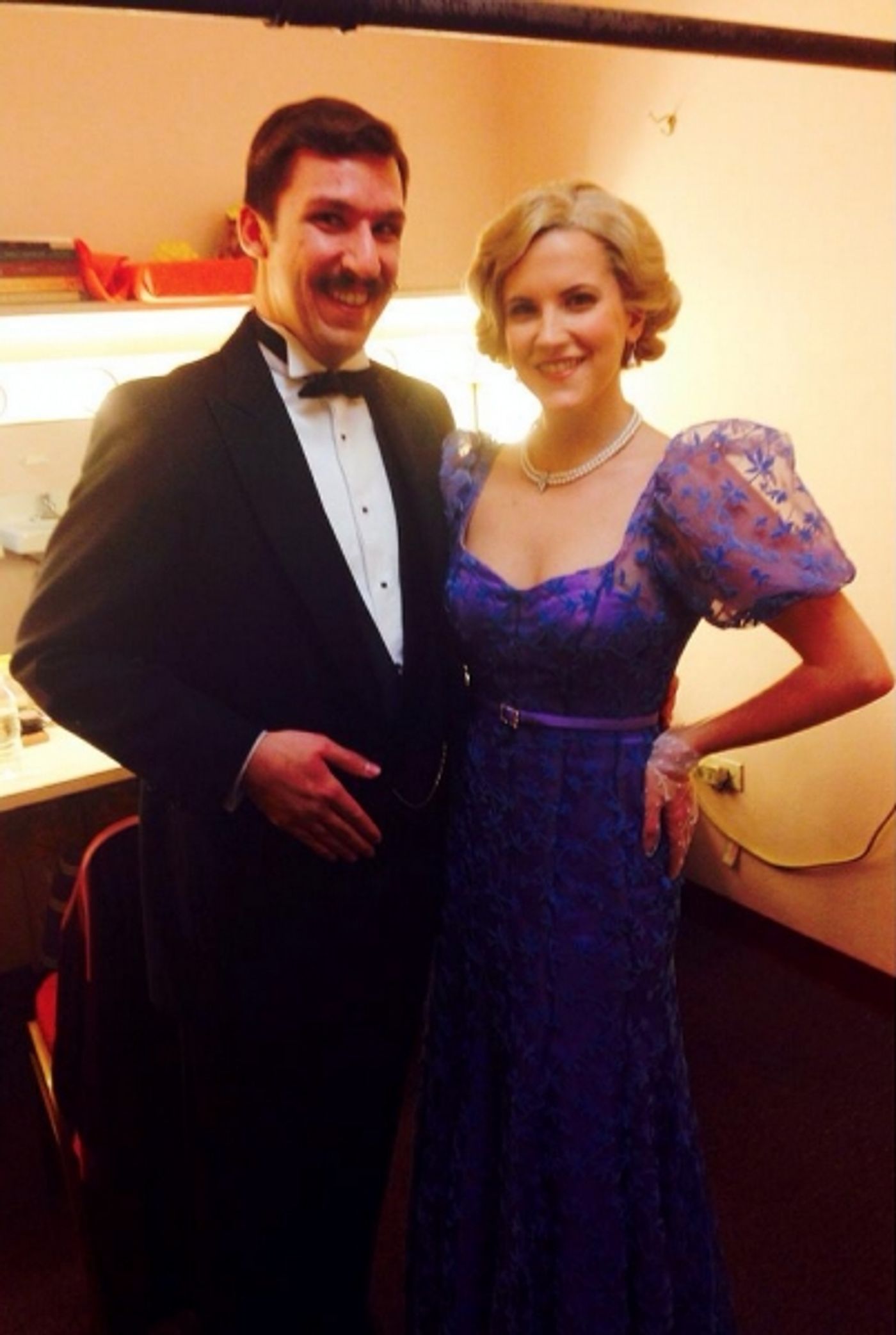 Photo Flash: Saturday Intermission Pics - Feb. 7 - NEVERMORE Lights Up New World Stages; Plus PIPPIN, MAMMA MIA! & More!  Image