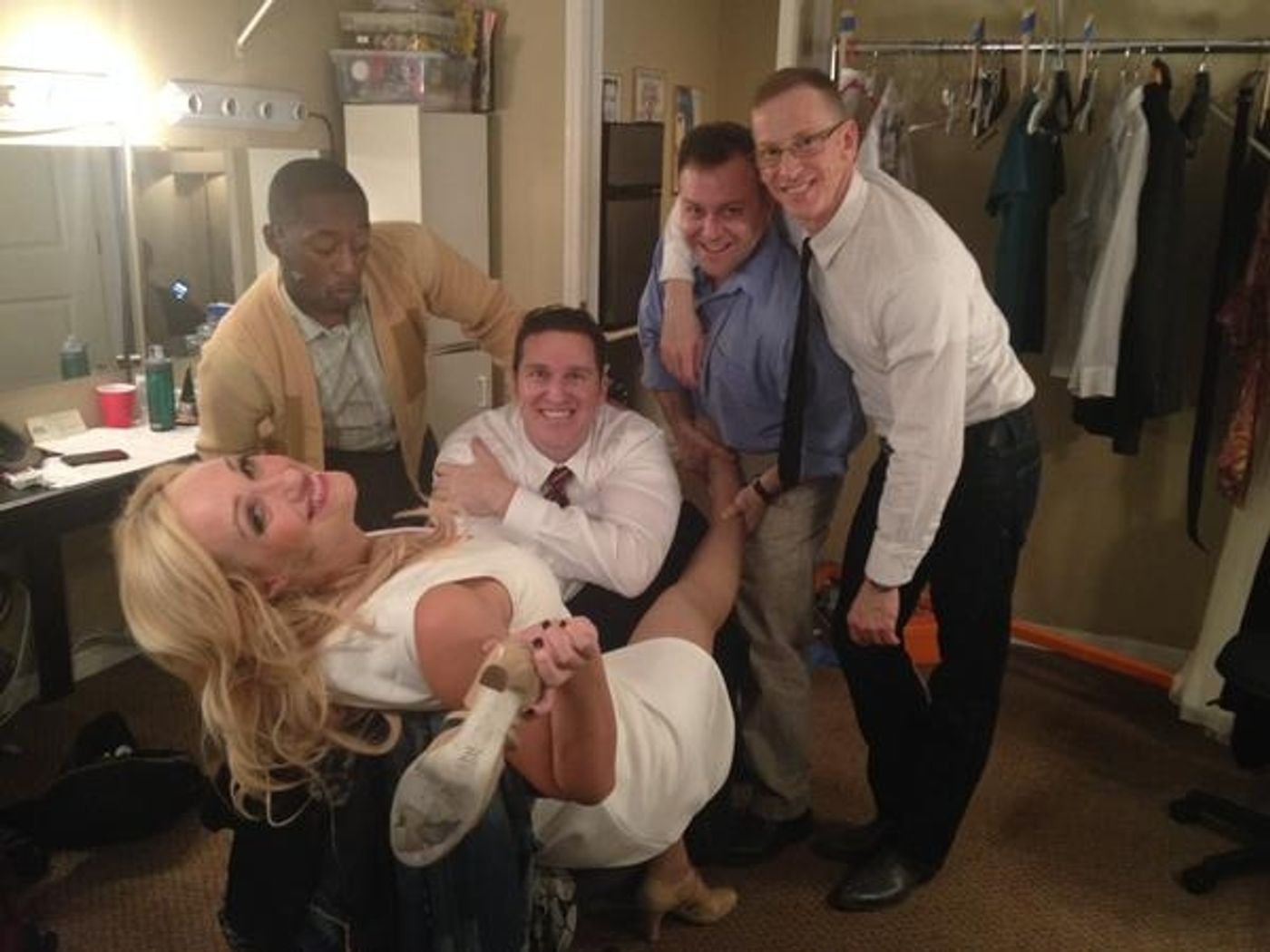 Photo Flash: Saturday Intermission Pics - Feb. 7 - NEVERMORE Lights Up New World Stages; Plus PIPPIN, MAMMA MIA! & More!  Image