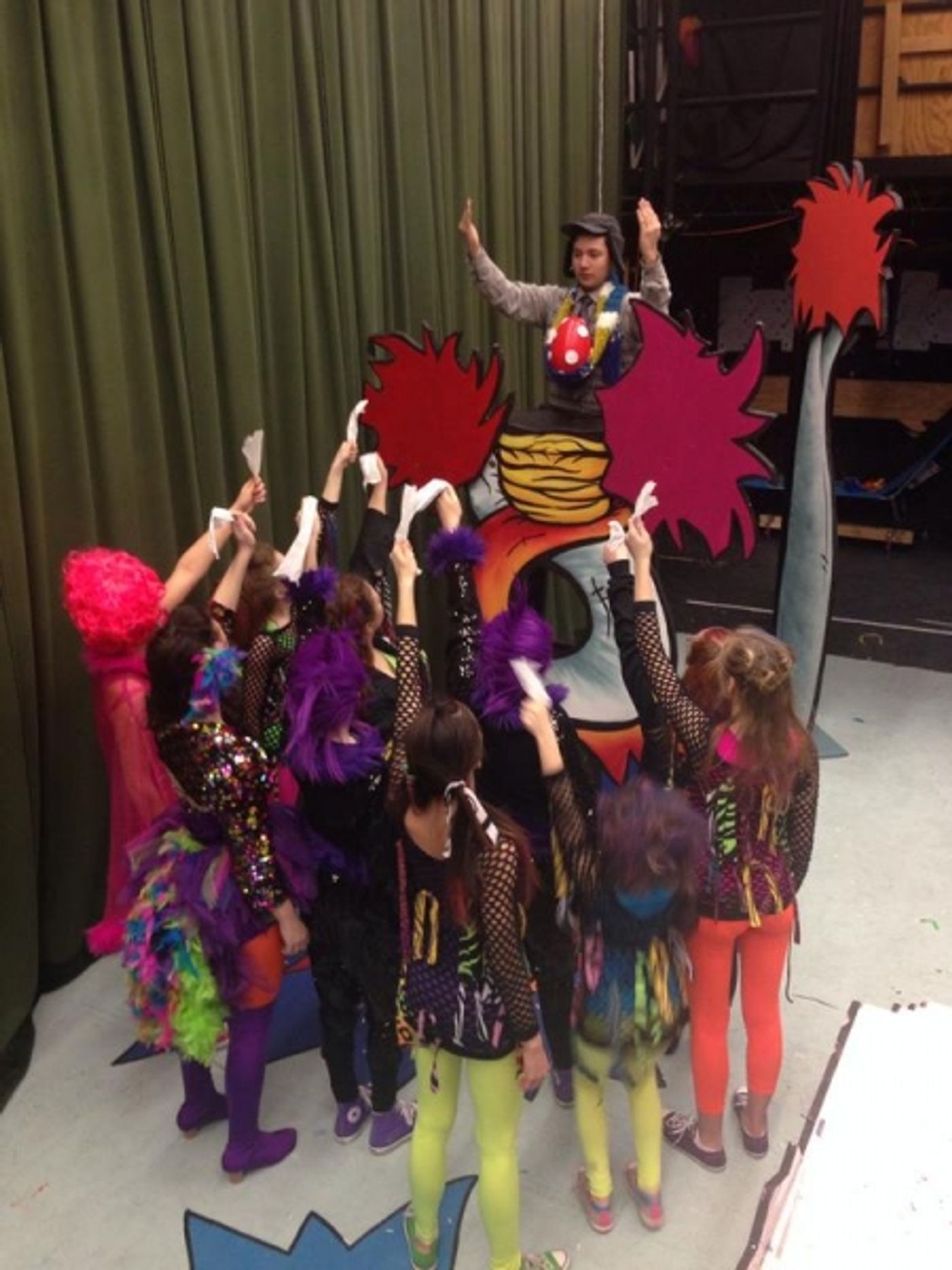 Photo Flash: Saturday Intermission Pics - Feb. 7 - NEVERMORE Lights Up New World Stages; Plus PIPPIN, MAMMA MIA! & More!  Image