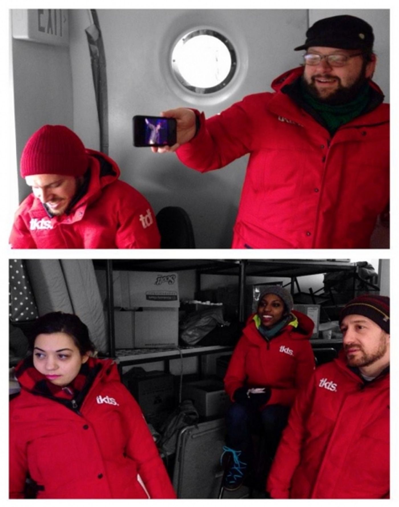 Photo Flash: Saturday Intermission Pics - Feb. 7 - NEVERMORE Lights Up New World Stages; Plus PIPPIN, MAMMA MIA! & More!  Image