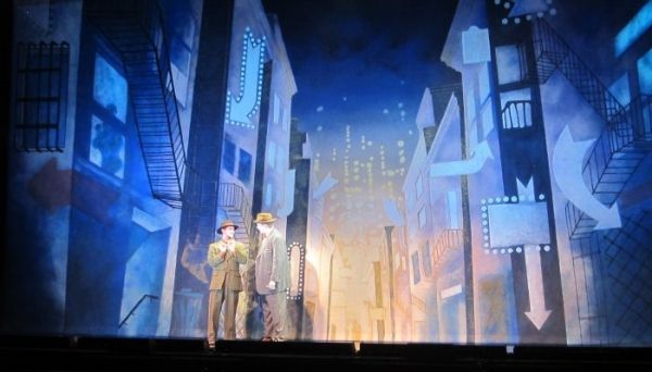 Mike McClean (Benny Southstreet) and Todd Berkich (Nicely Nicely Johnson) Photo