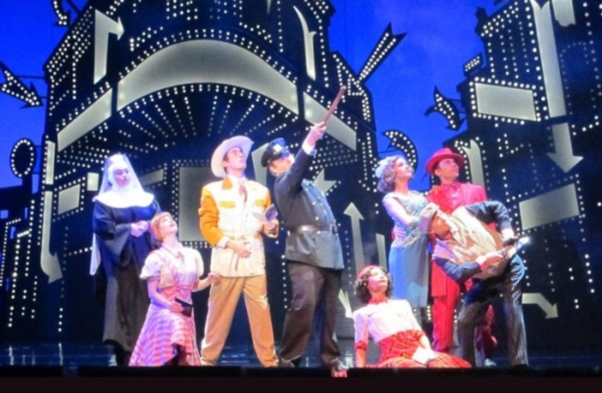 Valton Jackson and the cast of GUYS & DOLLS at 