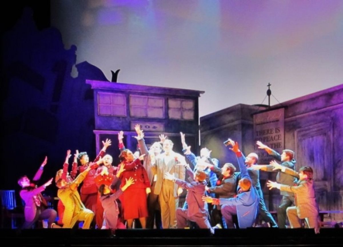 Todd Berkich and the cast of GUYS & DOLLS at 