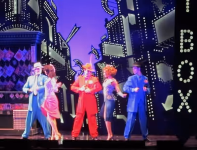 Brian Martin, Maria Rodriguez, Nico Baumgartner, Nick Raynor in 'Runyonland' Photo