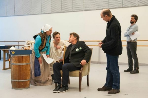 Photo Flash: In Rehearsal for Atlantic Theater Company's POSTERITY, Starring Hamish Linklater, John Noble, Dale Soules in More!  Image