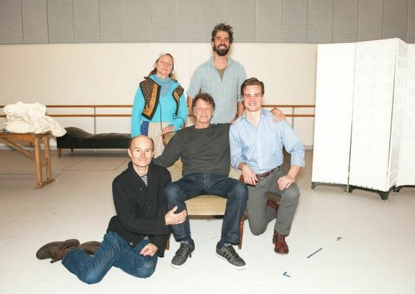 Photo Flash: In Rehearsal for Atlantic Theater Company's POSTERITY, Starring Hamish Linklater, John Noble, Dale Soules in More!  Image