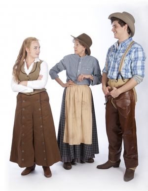 Charlotte Wakefield, Belinda Lang, Ashley Day Photo