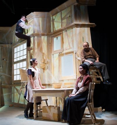 Kristen Bailey (as Gregor), Gracie Martin (as Greta), Anita Holland (as Mrs. Samsa),  Photo