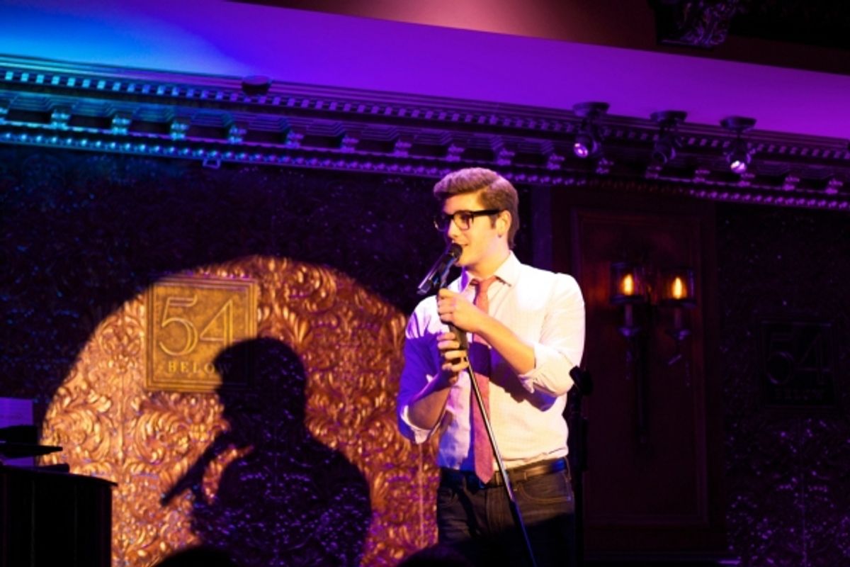 Adam Kaplan (Newsies) sings his fairly inappropriate college audition song from when he was seventeen, 'It's Hard to Speak My Heart' from Parade. at 