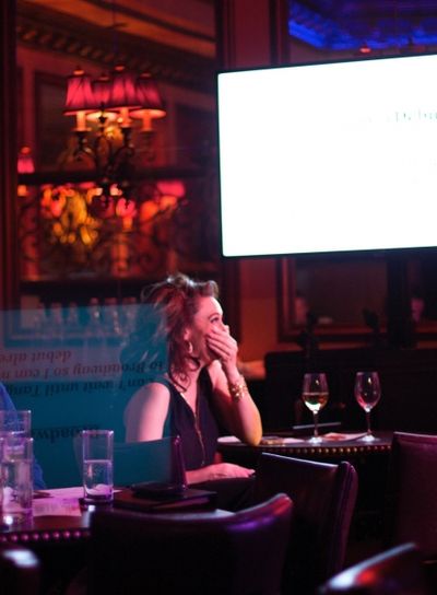 Lesli Margherita canâ€™t handle Megan Sikoraâ€™s drunk 'Popular.' Photo