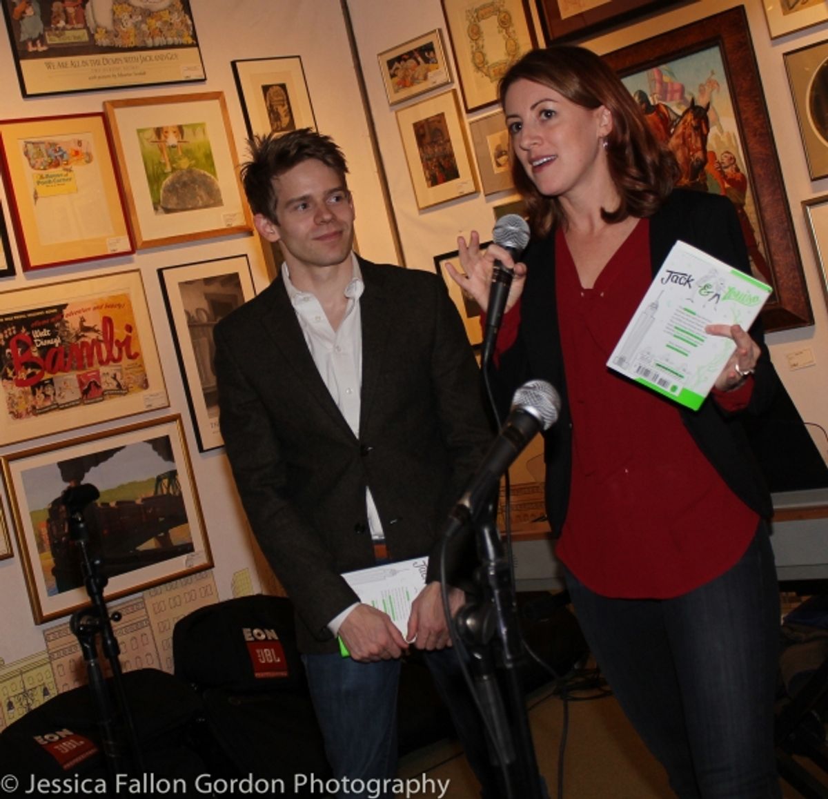 Andrew Keenan-Bolger and Kate Wetherhead at 