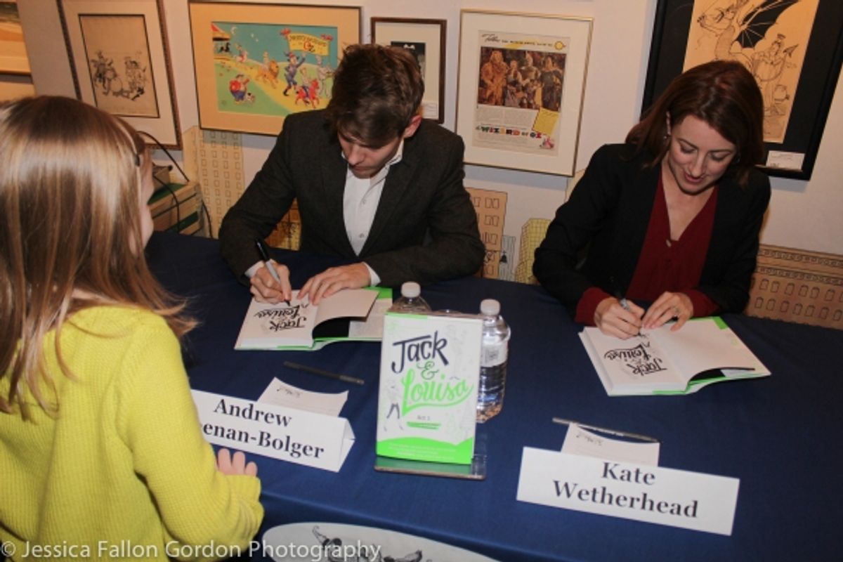 Brooklyn Shuck, Andrew Keenan-Bolger and Kate Wetherhead at 