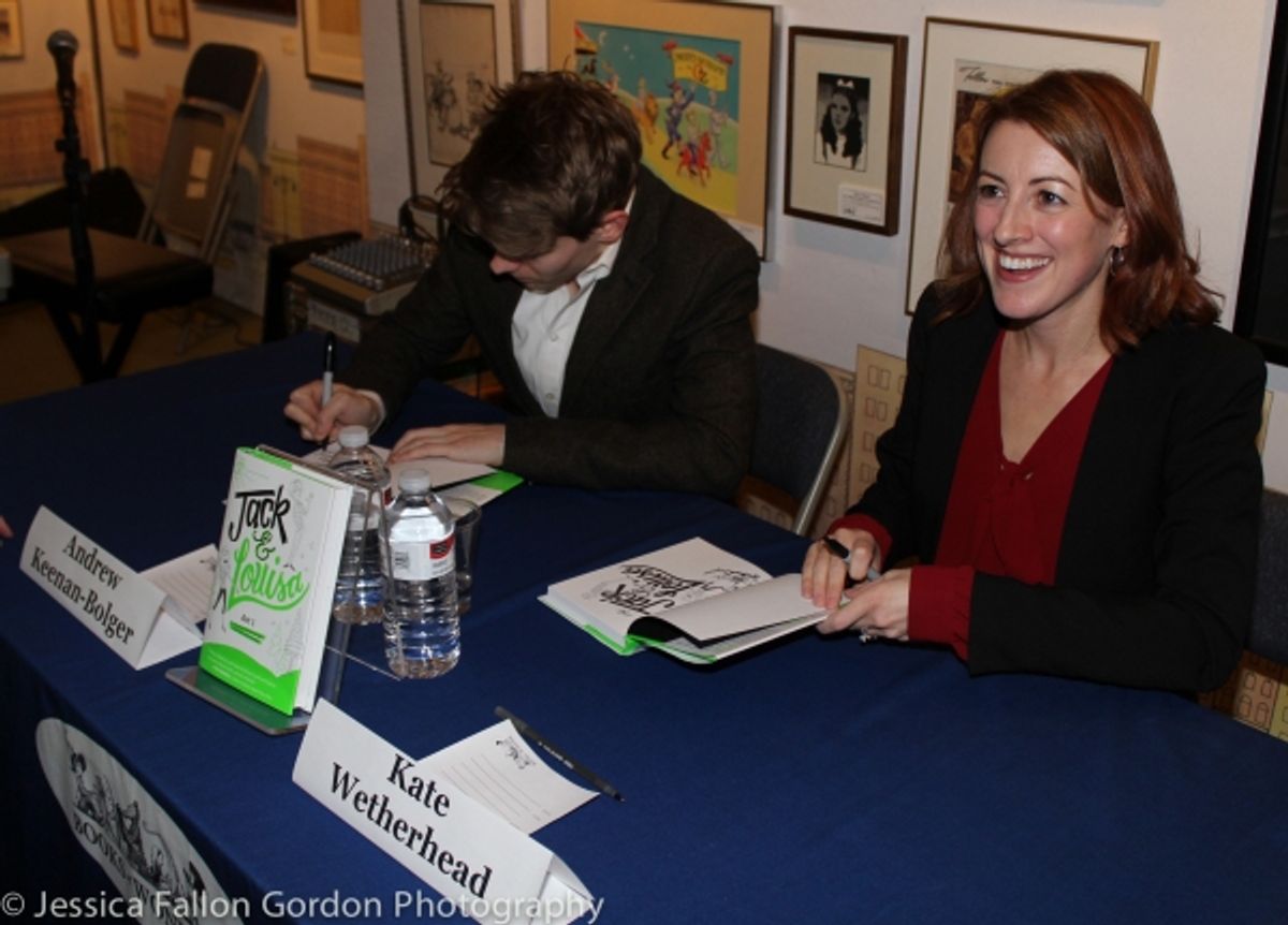 Andrew Keenan-Bolger and Kate Wetherhead at 