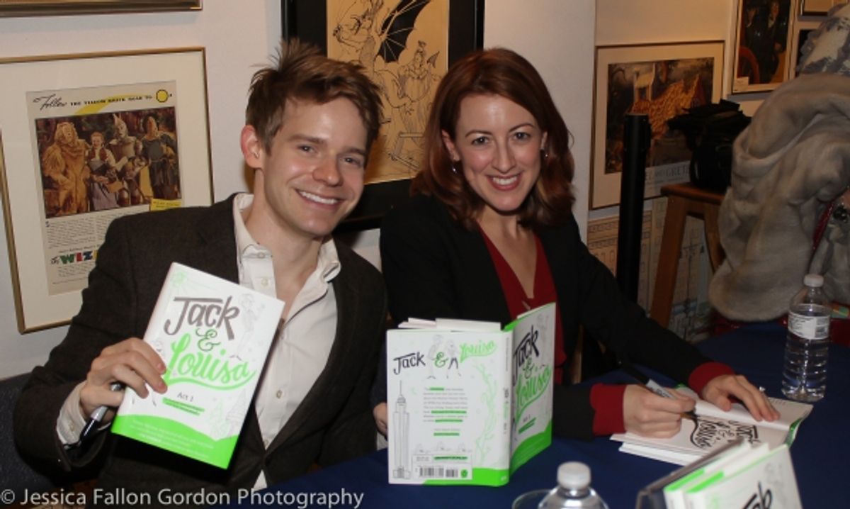 Andrew Keenan-Bolger and Kate Wetherhead at 
