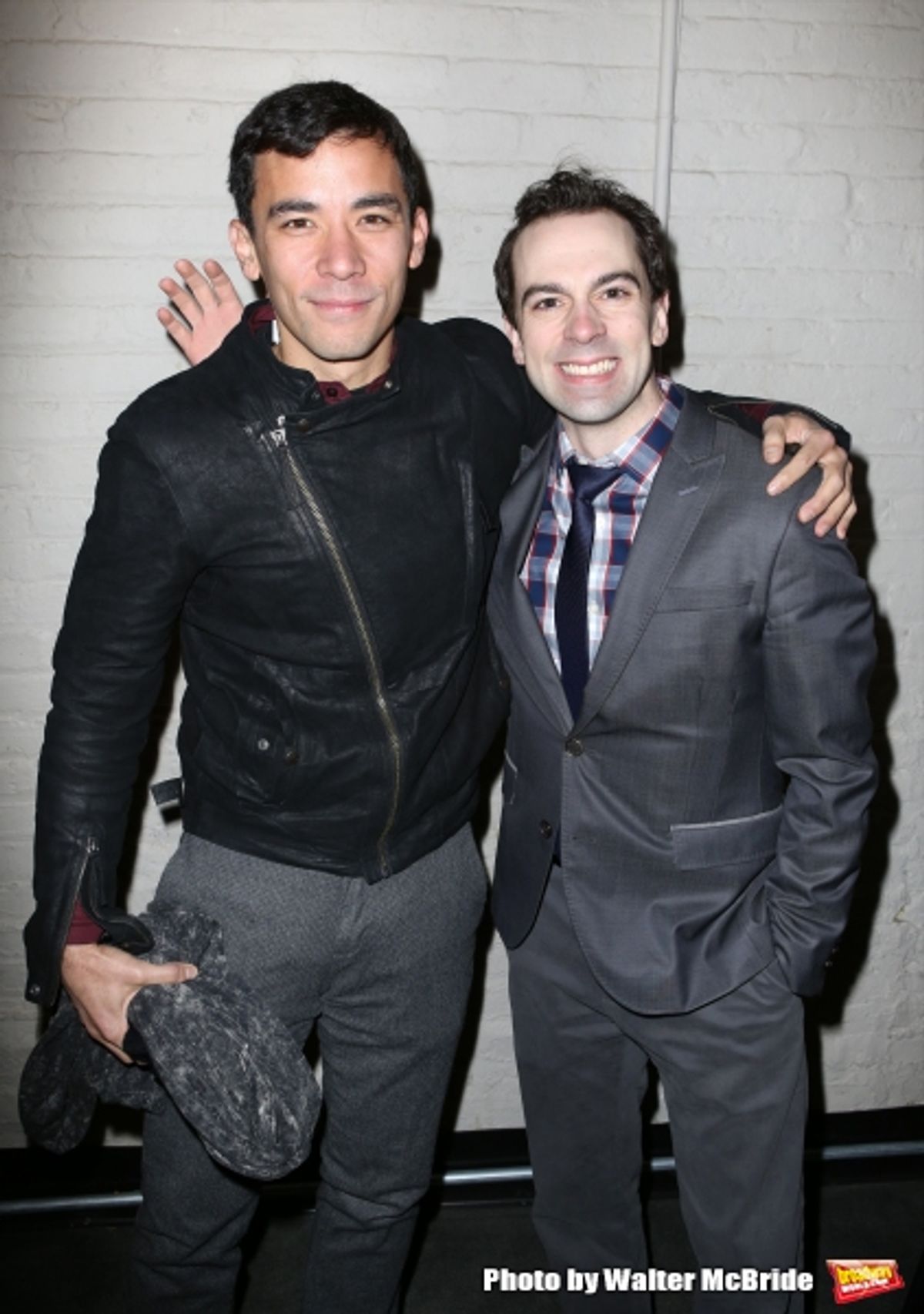 Conrad Ricamora and Rob McClure at 