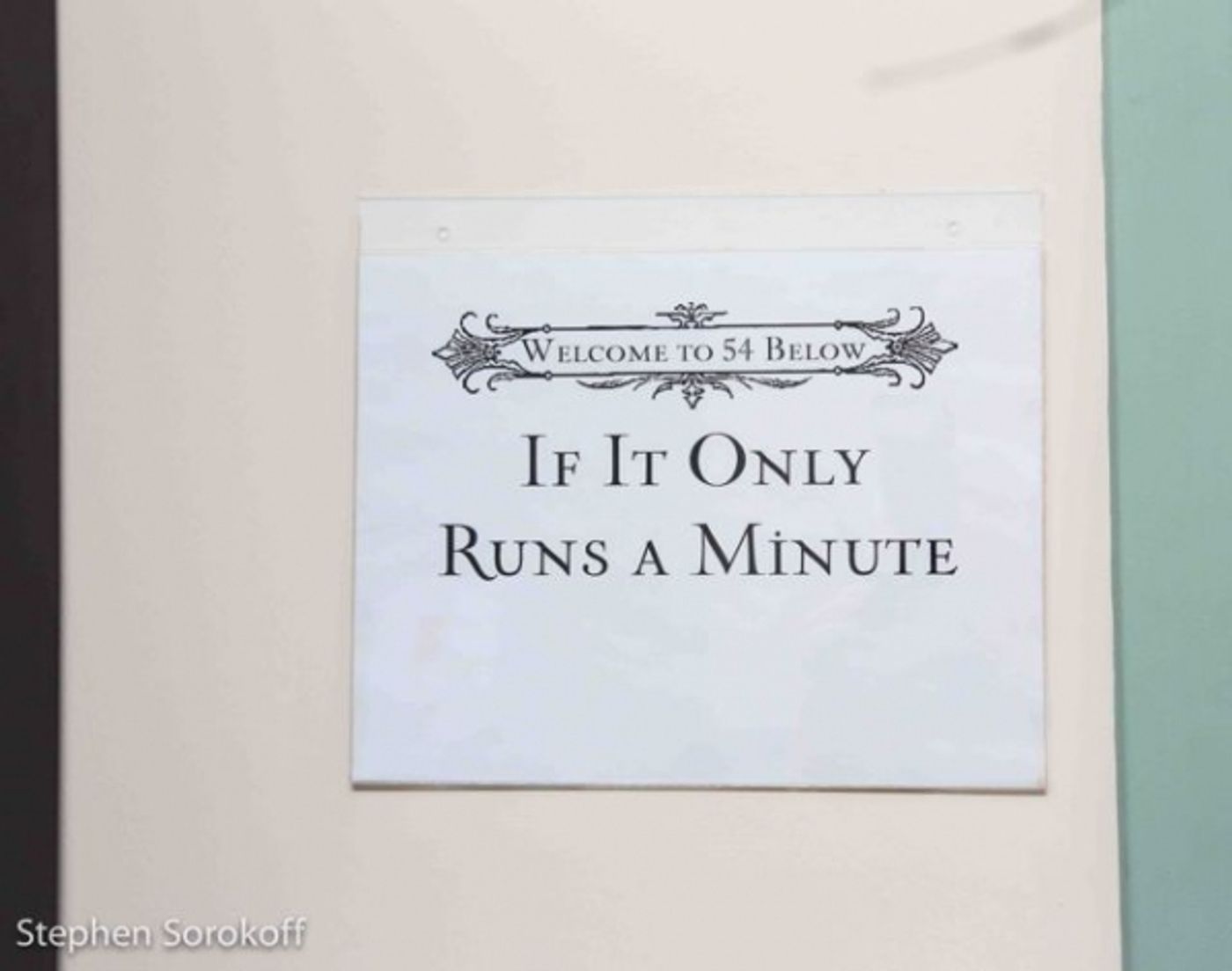 Photo Coverage: Inside 14th Edition of IF IT ONLY EVEN RUNS A MINUTE at 54 Below  Image