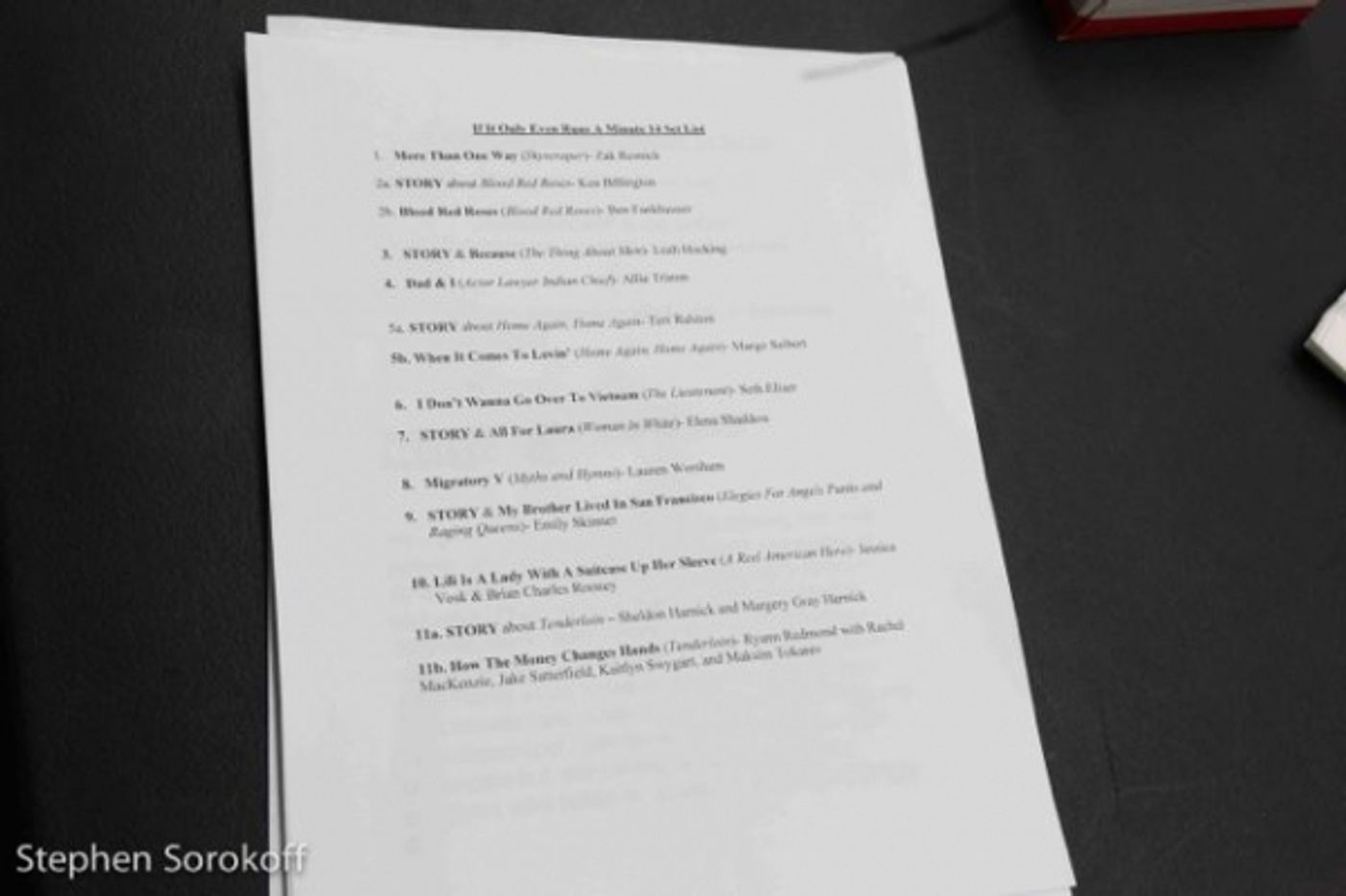 Photo Coverage: Inside 14th Edition of IF IT ONLY EVEN RUNS A MINUTE at 54 Below  Image