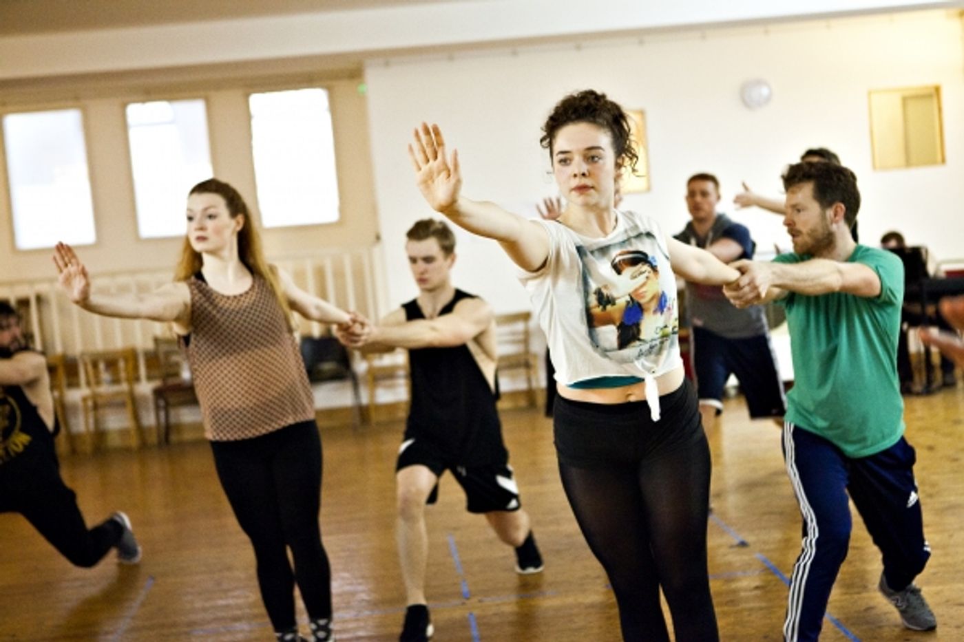 Photo Flash: In Rehearsal with the Cast of the OKLAHOMA! UK Tour  Image