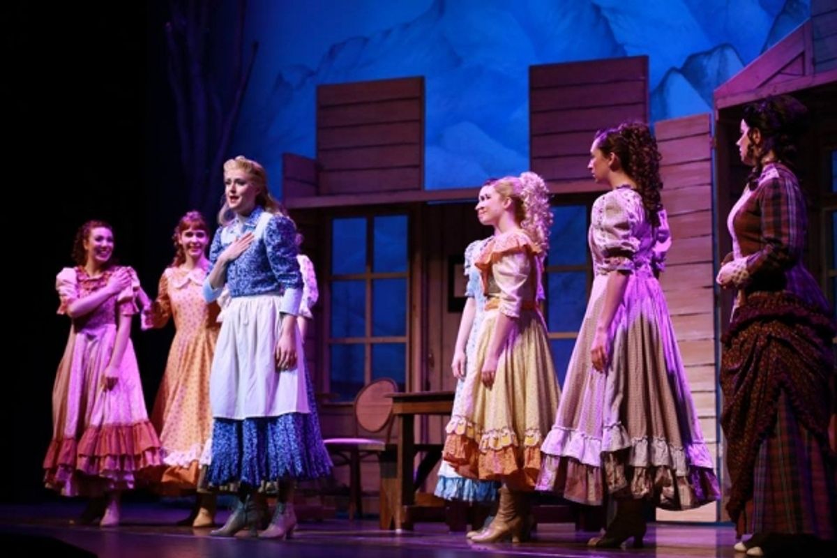 Avery Bryce Epstein (Martha), Corinne Munsch (Sarah), Kate Marshall (Milly), Danielle Barnes (Ruth), Kiersten Benzing (Alice), Diane Huber (Dorcas) and Courtney Cunningham (Mrs. Hoallum) at 