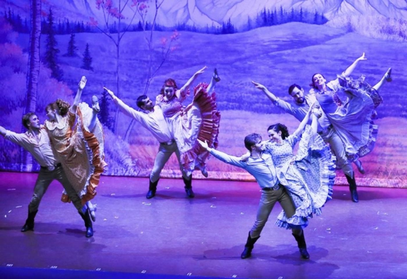 Photo Flash: First Look at the National Tour of SEVEN BRIDES FOR SEVEN BROTHERS  Image