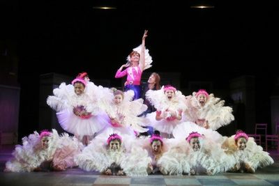 Janet Dickinson & Ballet Girls  Photo