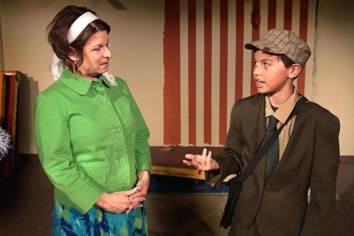 Mrs. Antrobus and the Telegraph Boy (Carol Davis, Andrew Nurre) at 