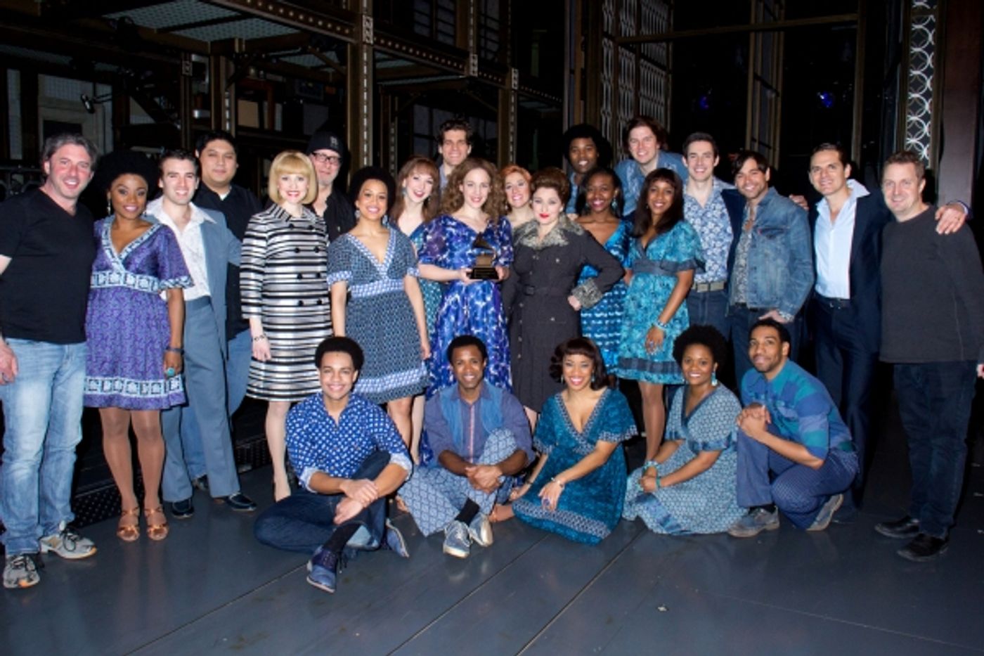 Photo Coverage: Some Kind of Wonderful- BEAUTIFUL Cast Celebrates Grammy Award Win Onstage!  Image