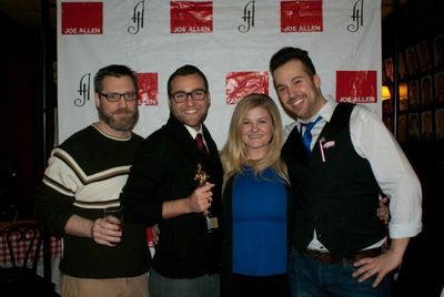 Featured nominees for Best Supporting Waiter and Waitress (Joe Allen) Standing out: W Photo