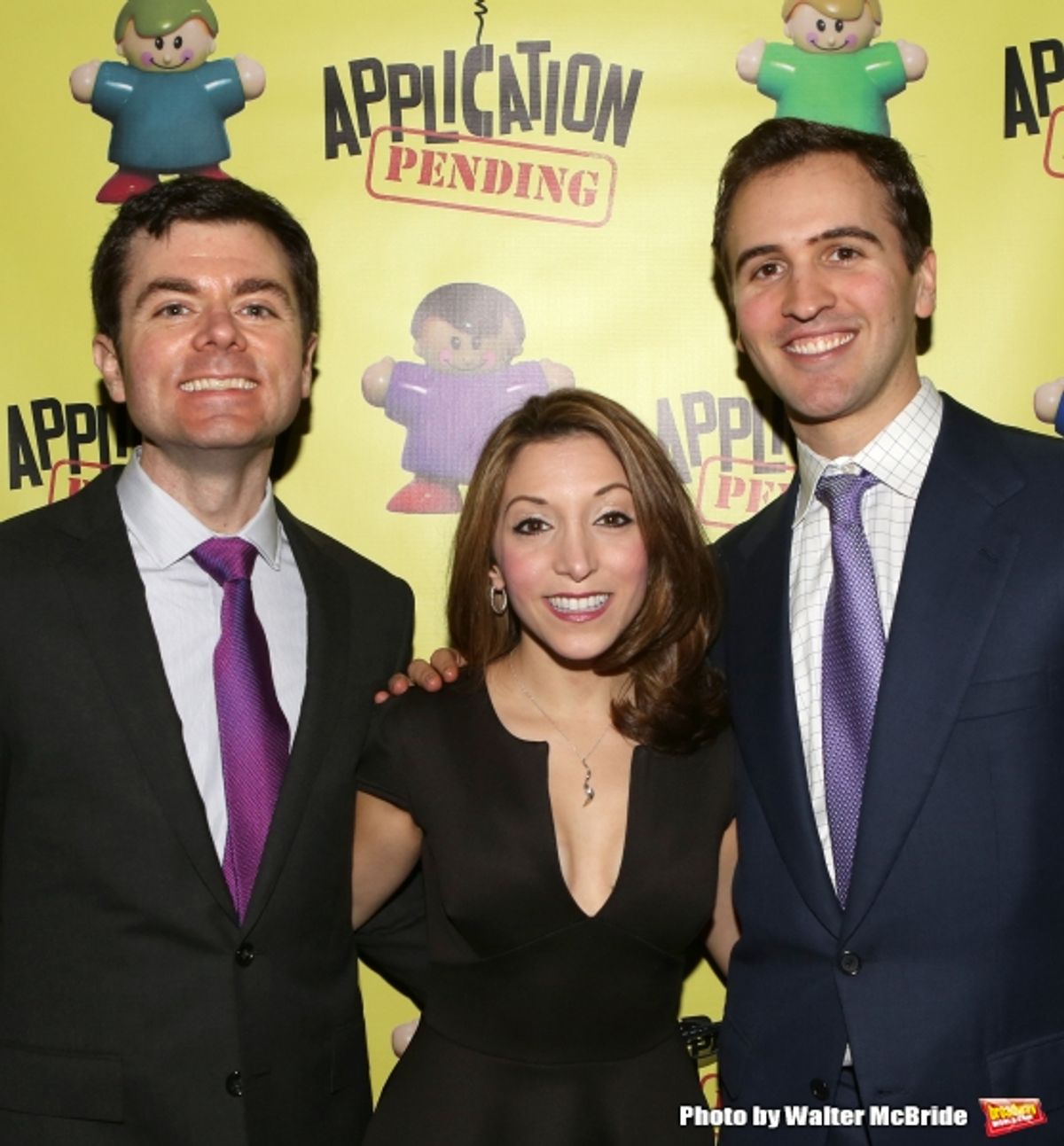 Greg Edwards, Christina Bianco and Andy Sandberg at 