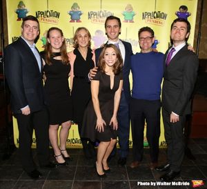 Christina Bianco with Andy Sandberg, Greg Edwards and the show's producers @ BroadwayWorld Christina Bianco with Andy Sandberg, Greg Edwards and the show's producers Photo