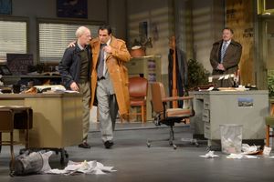 James Lingk (Dan Leonard) and Richard â€œRickyâ€ Roma (Peter Allas) converse Photo