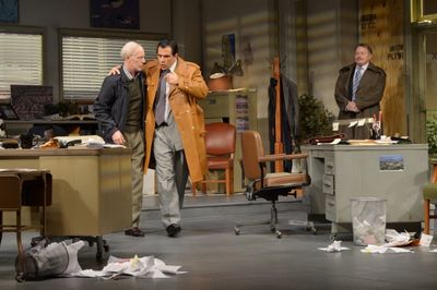 James Lingk (Dan Leonard) and Richard â€œRickyâ€ Roma (Peter Allas) converse Photo