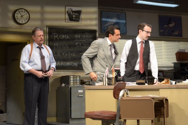 Detective Baylen (Kenneth Kay), Richard â€œRickyâ€ Roma (Peter Allas) and Jo Photo