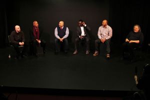 Joe Assadourian, Senator Bill Perkins, Raymond Santana, Yusef Salaam, Kevin Richardso Photo