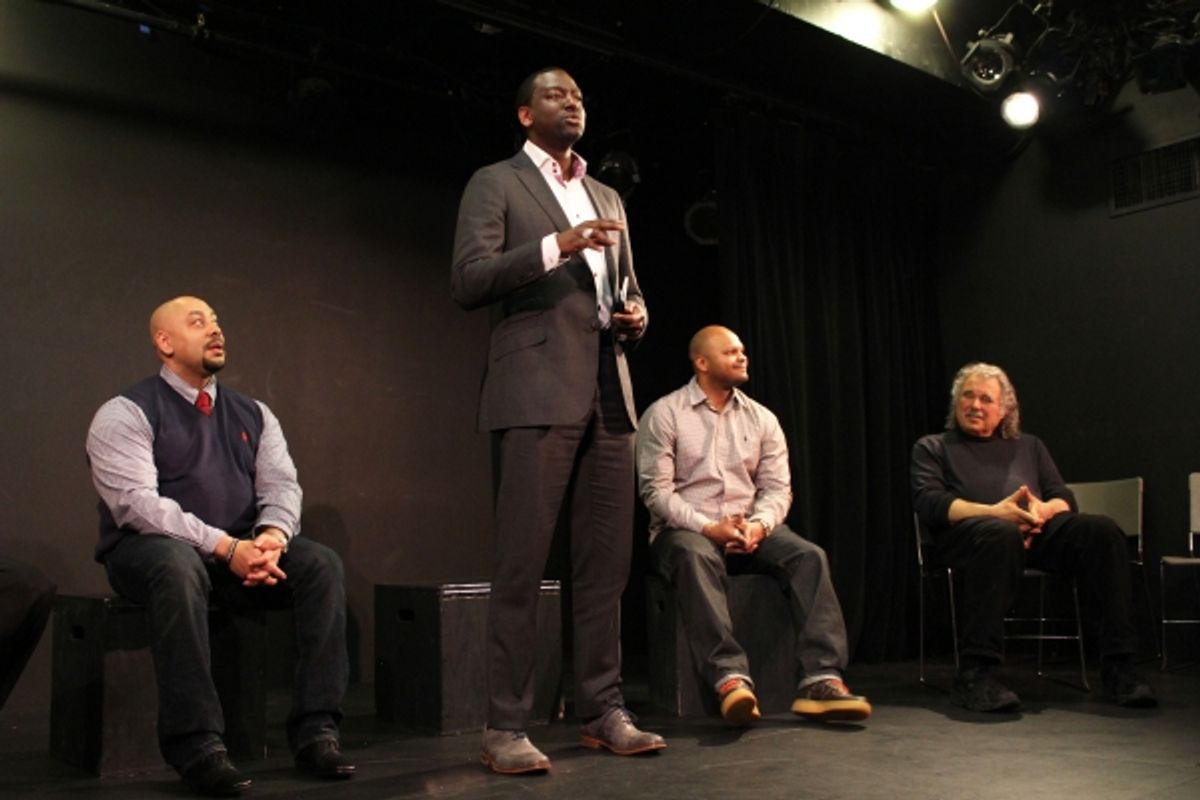 Raymond Santana, Yusef Salaam, Kevin Richardson, Eric Krebs
 at 