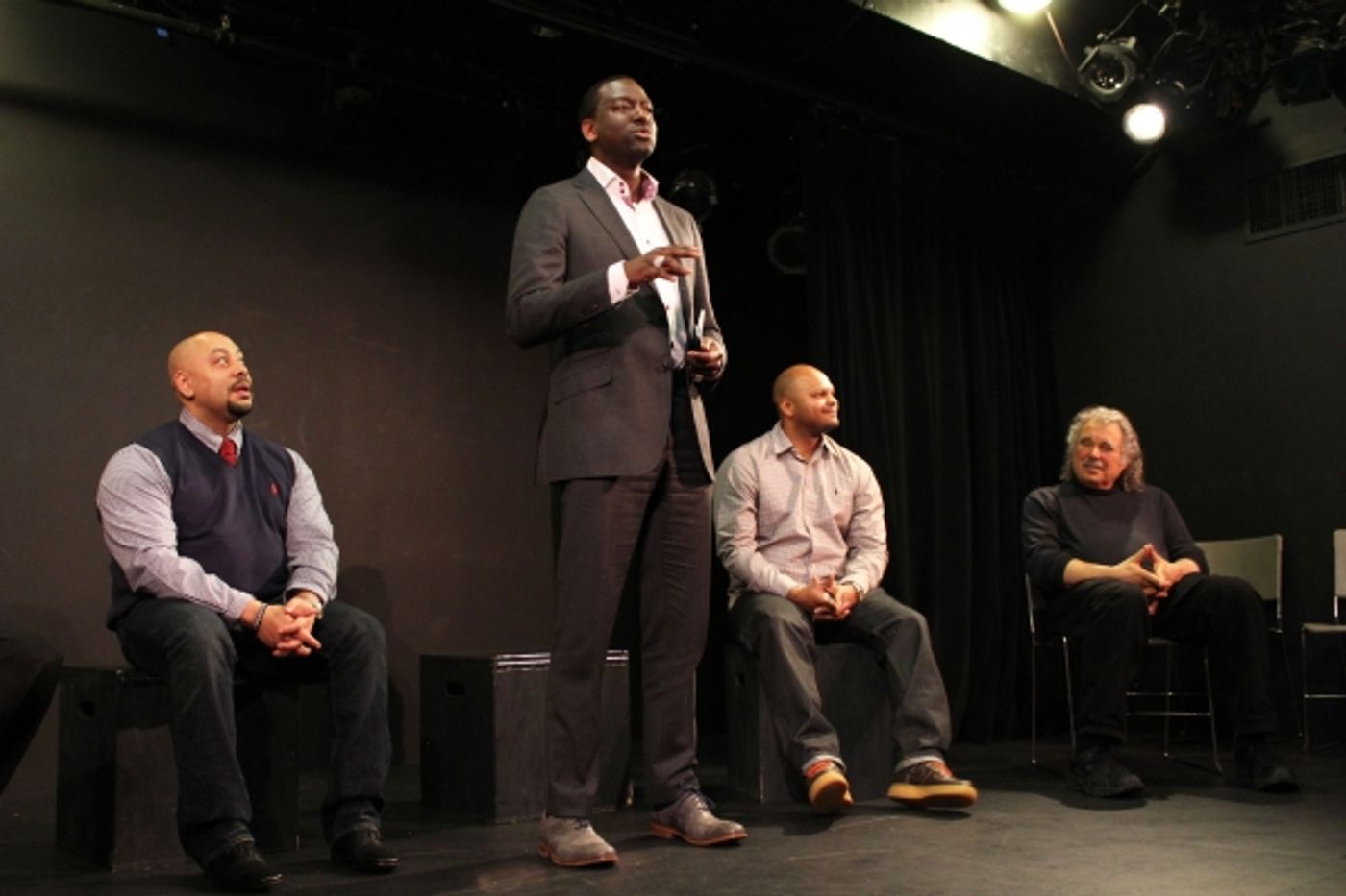 Photo Flash: Members of 'The Central Park Five' Appear for THE BULLPEN Talkback  Image