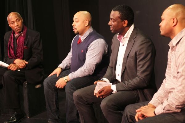 Senator Bill Perkins, Raymond Santana, Yusef Salaam, Kevin Richardson Photo