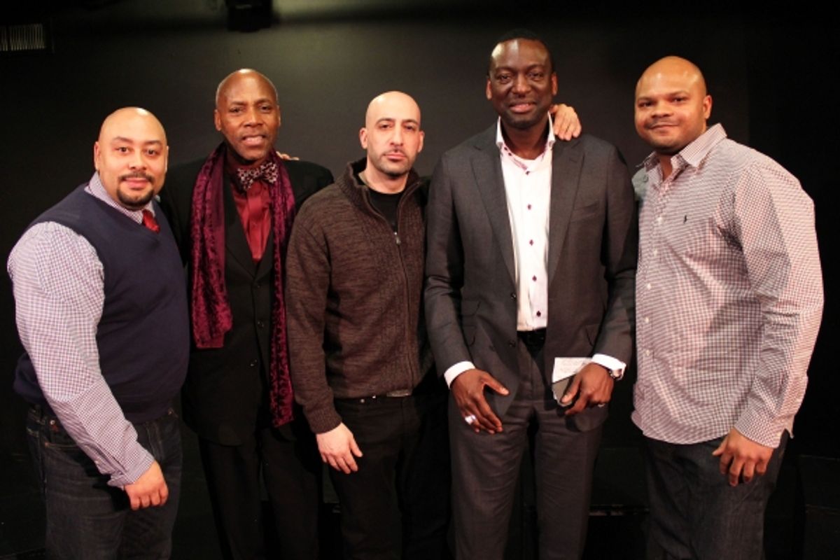 Raymond Santana, Senator Bill Perkins, Joe Assadourian, Yusef Salaam, Kevin Richardson at 