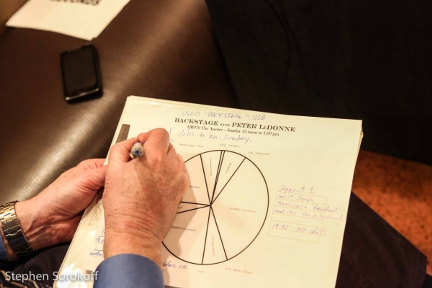 Photo Coverage: The Actors Fund President Joe Benincasa visits Backstage with Peter LeDonne Photo Coverage: The Actors Fund President Joe Benincasa visits Backstage with Peter LeDonne Image