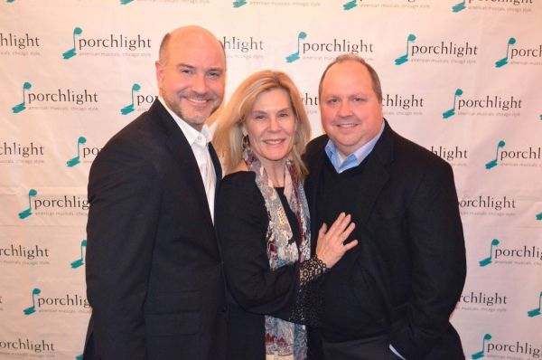 Porchlight Music Theatre's Artistic Director Michael Weber, Hollis Resnick and Direct Photo