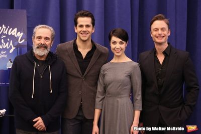 Playwright Craig Lucas, actors Robert Fairchild, Leanne Cope and director/choreograph Photo